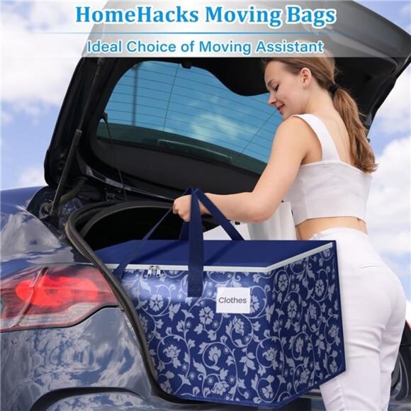 Moving Bags, Extra Large Size Moving Boxes, Heavy Duty Luggagewith Smooth Zipper - Picture 6 of 7